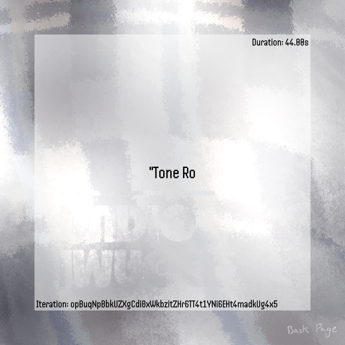 Tone Row #91