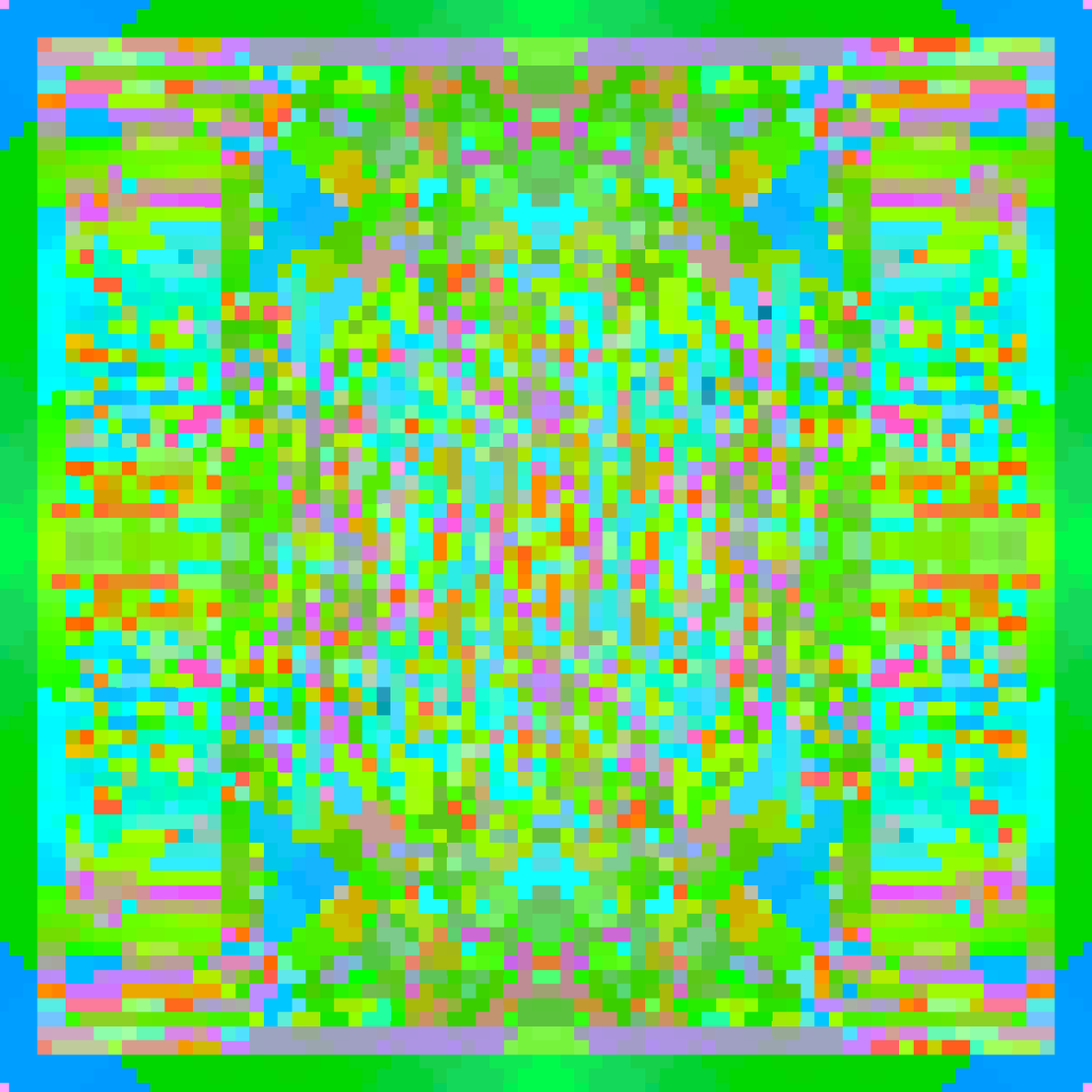 Psychedelic Dance of Pixels #35