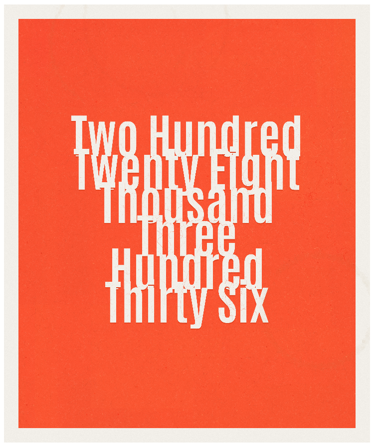 Count #228336