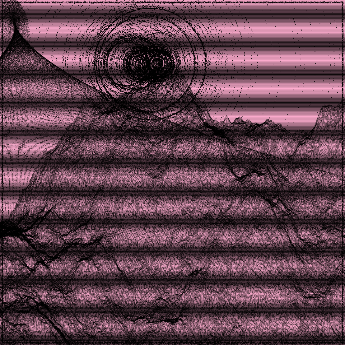 Surreal classic generative landscape #37