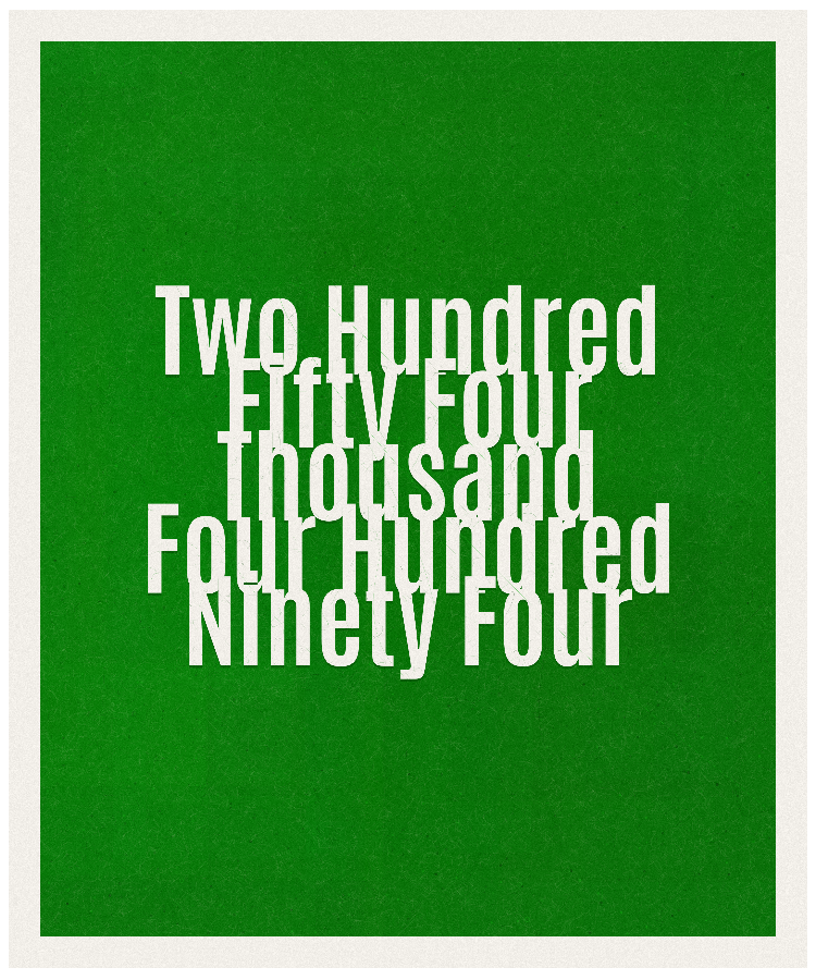 Count #254494