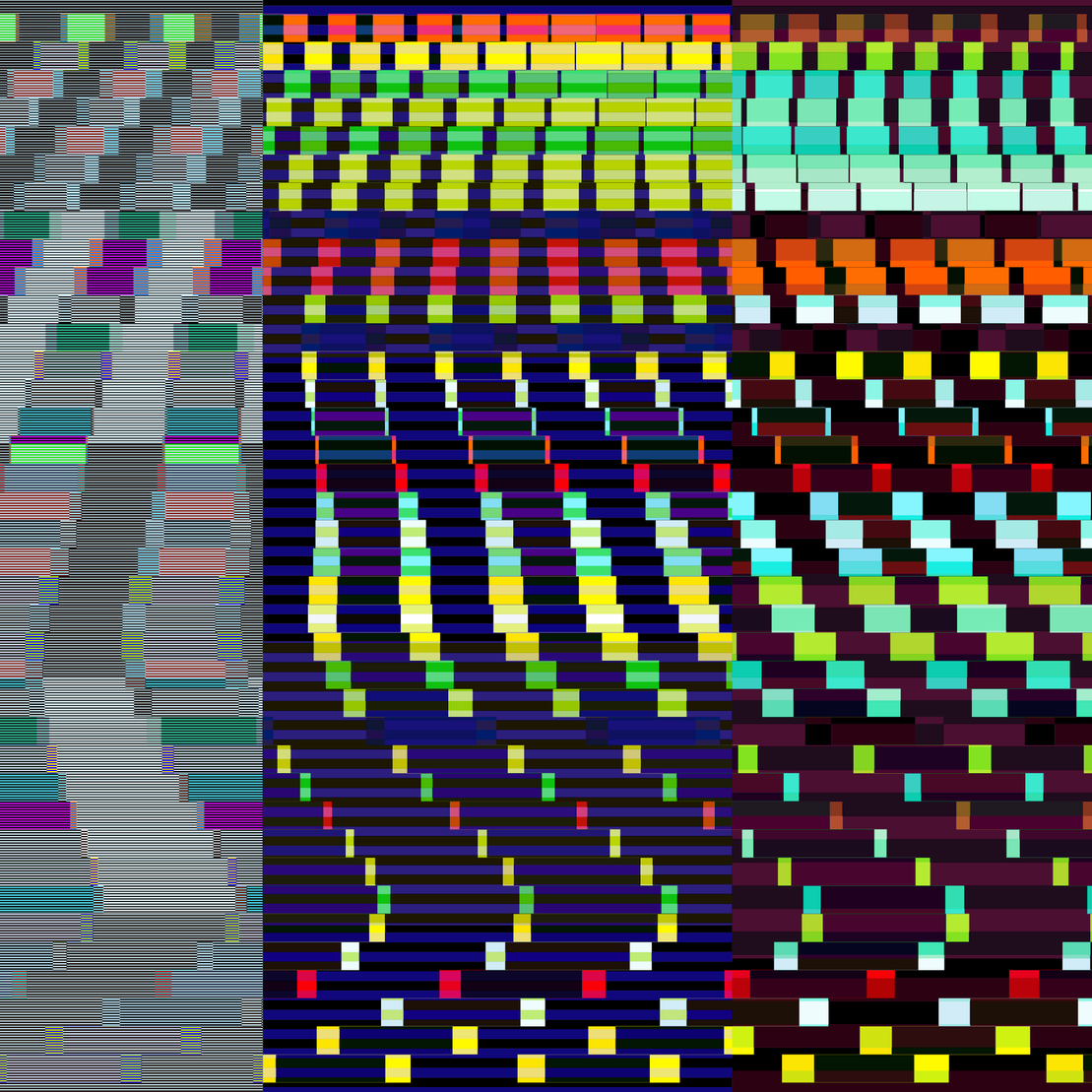 Glitchometry Stripes #40