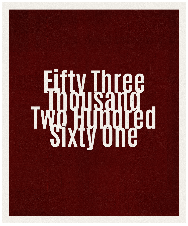 Count #53261