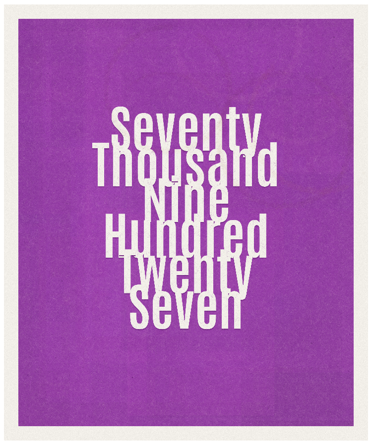 Count #70927
