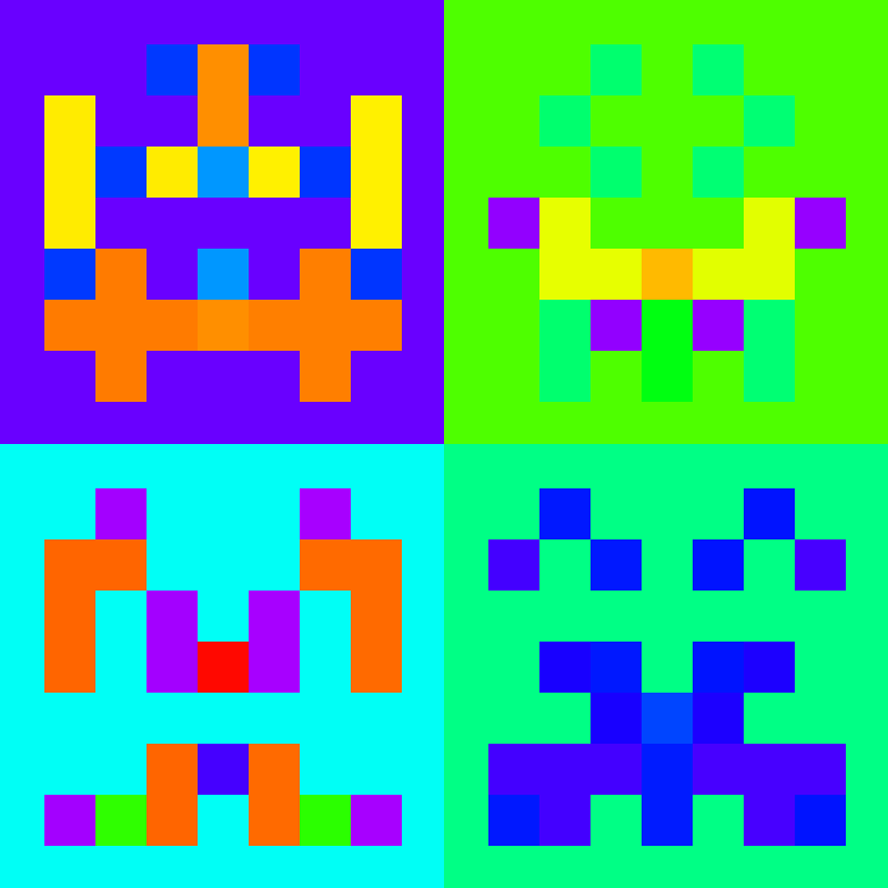 Quadruple Invaders #6