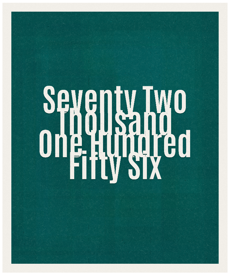 Count #72156