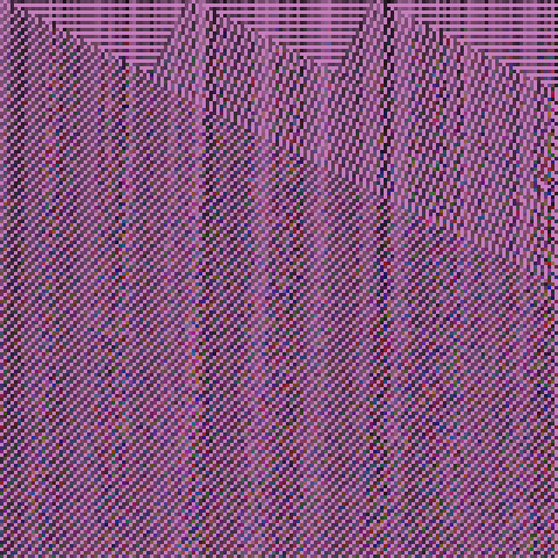 Colored Elementary Cellular Automaton #314