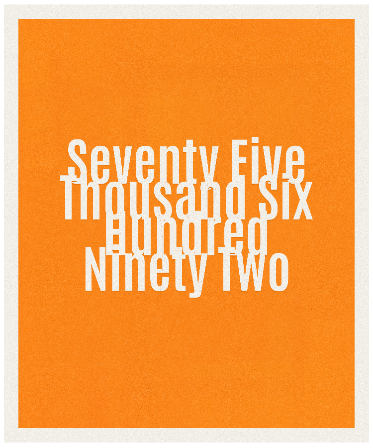 Count #75692