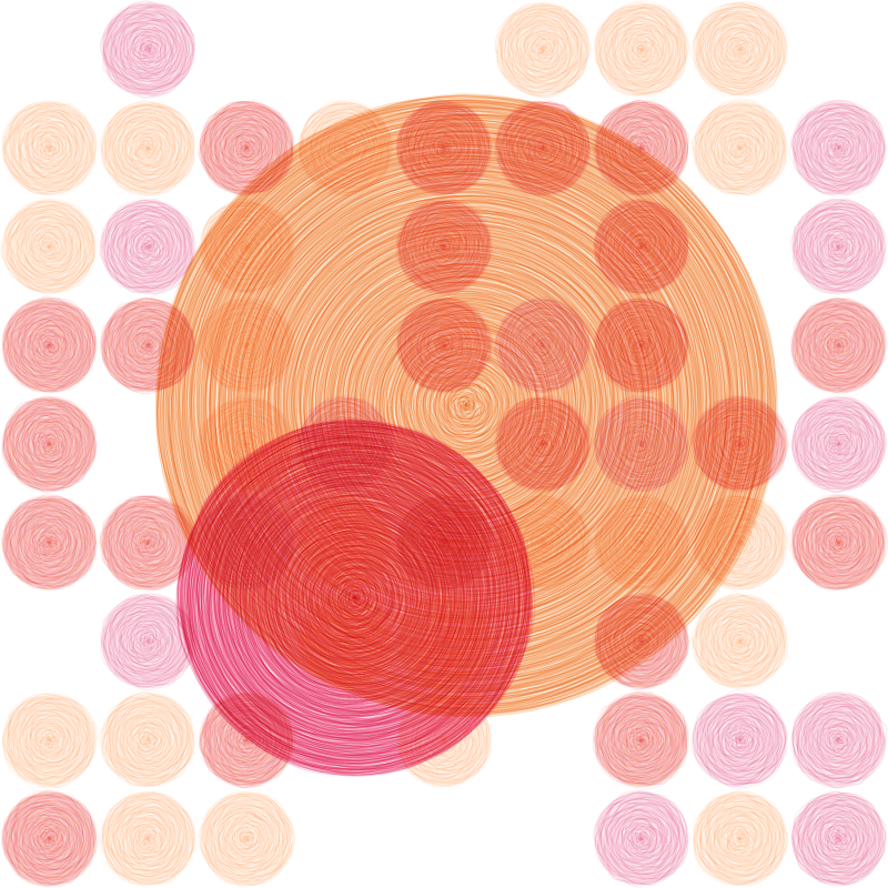 Brushed Circles #39