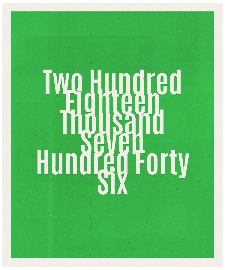 Count #218746