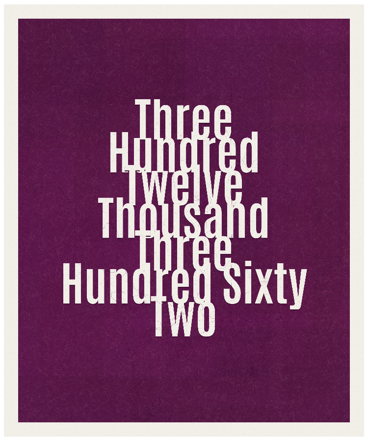 Count #312362