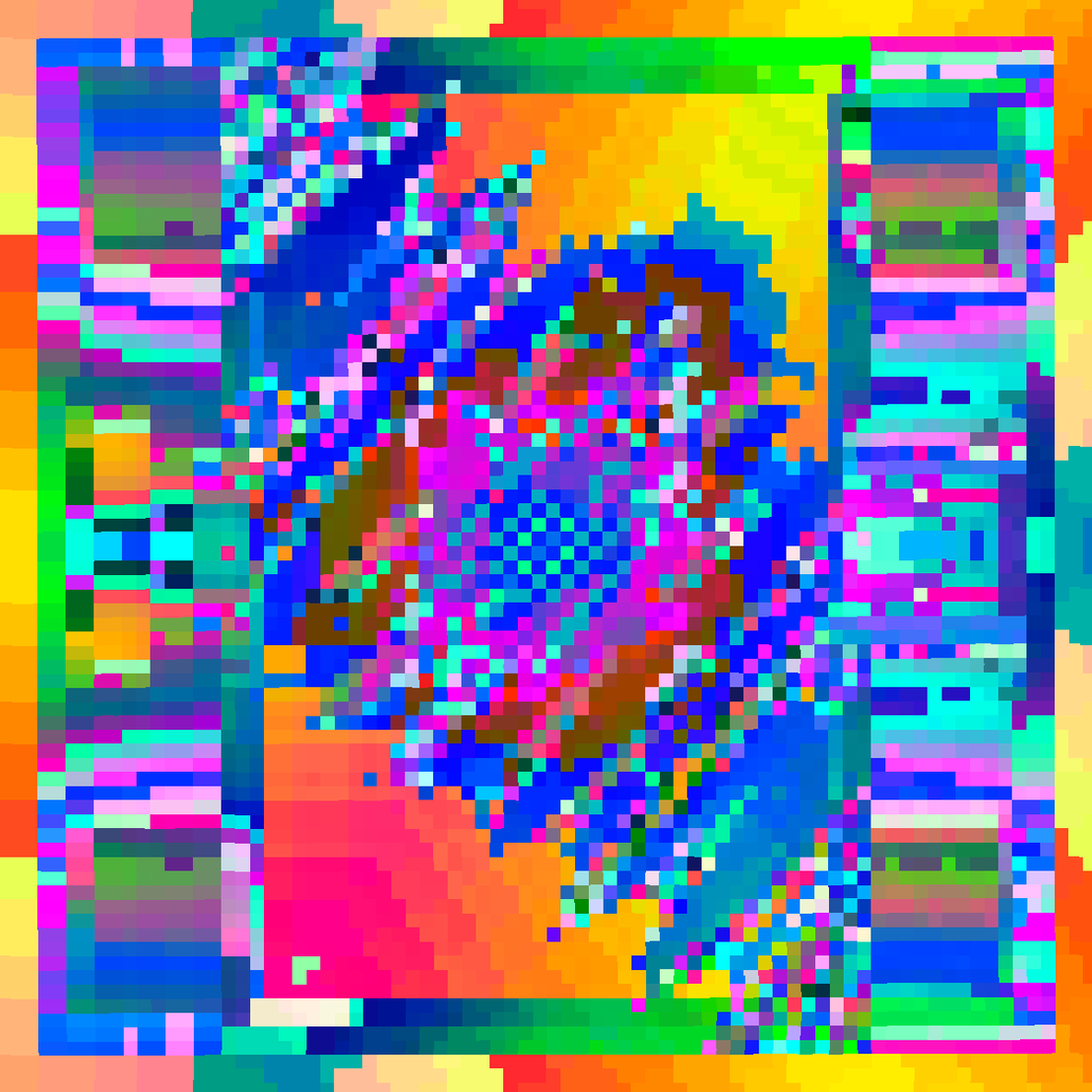 Psychedelic Dance of Pixels #26