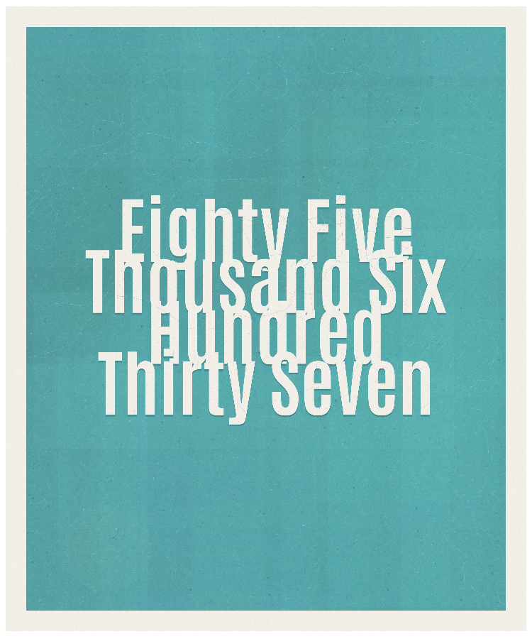 Count #85637