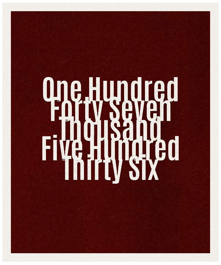 Count #147536