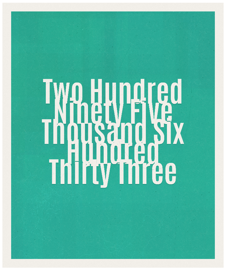 Count #295633