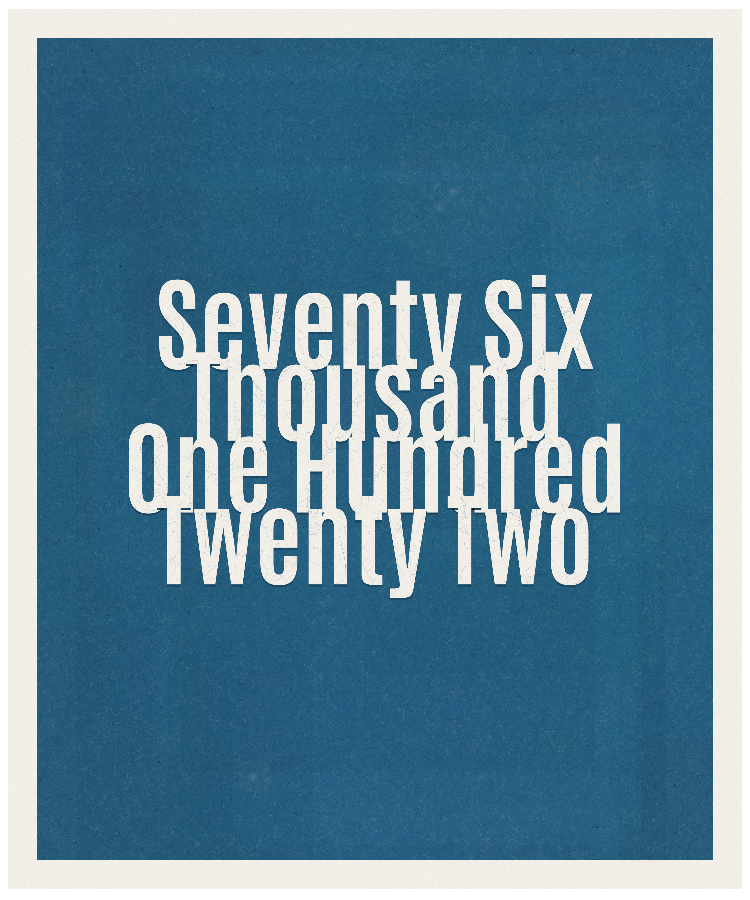 Count #76122