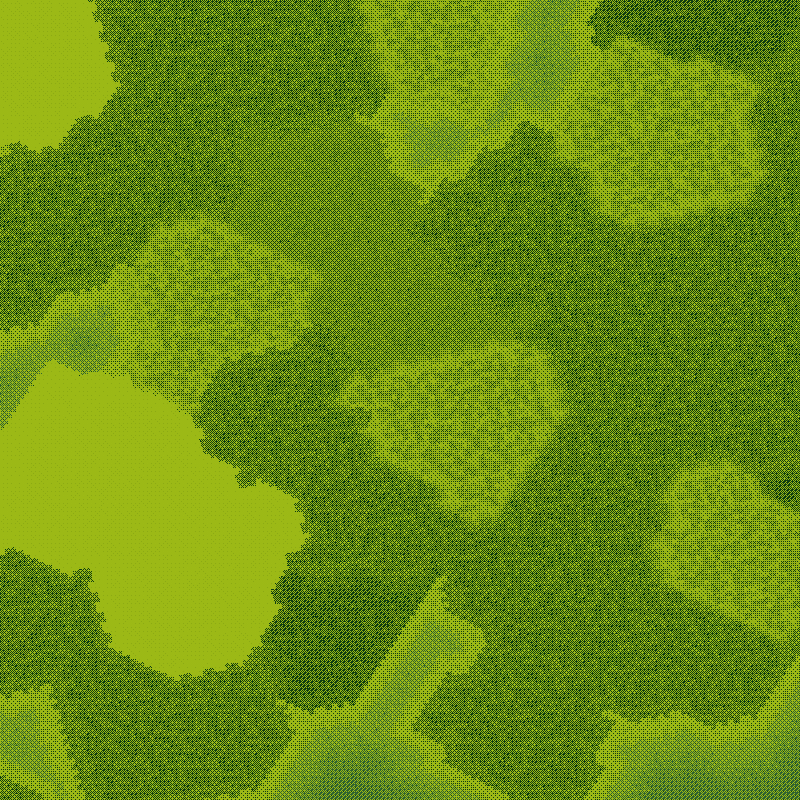 Littlecube Maps: Green Dithering