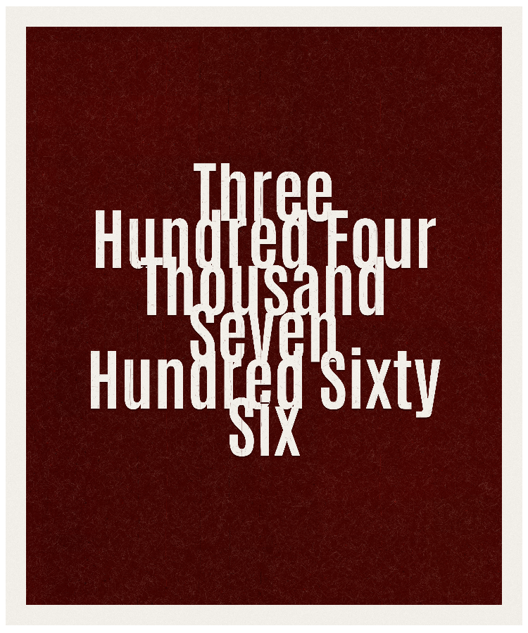 Count #304766
