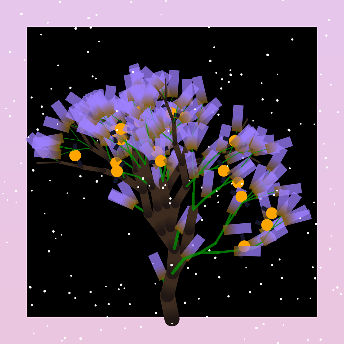 Some generative winter trees #14