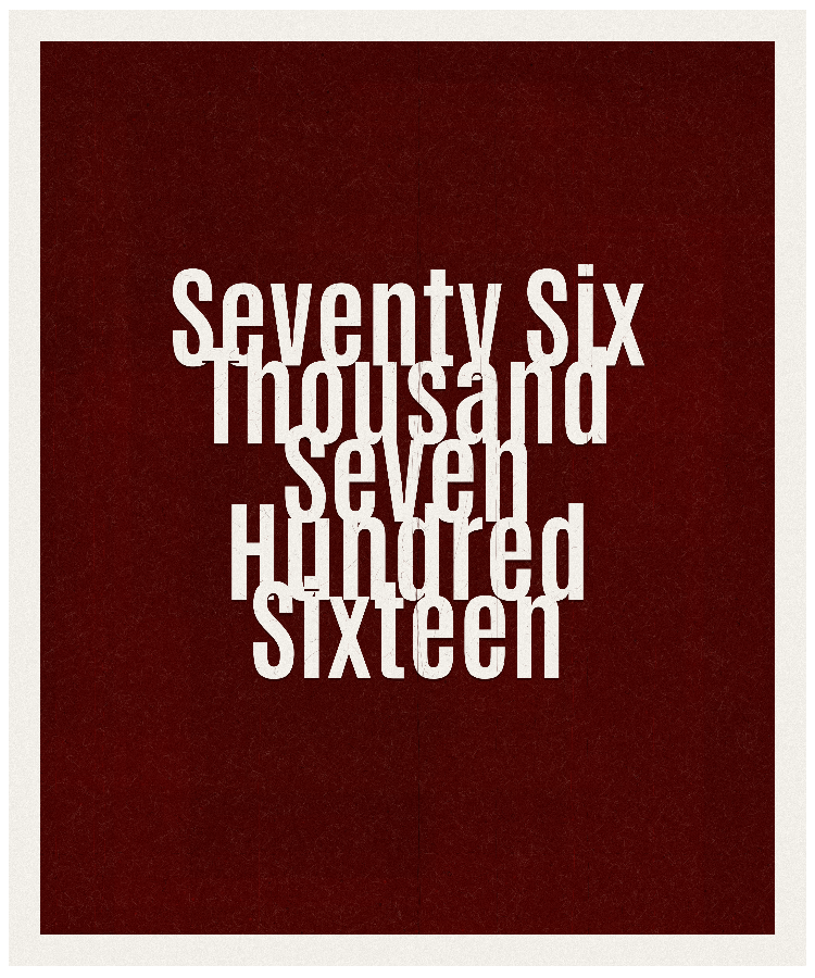 Count #76716