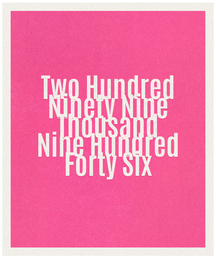 Count #299946