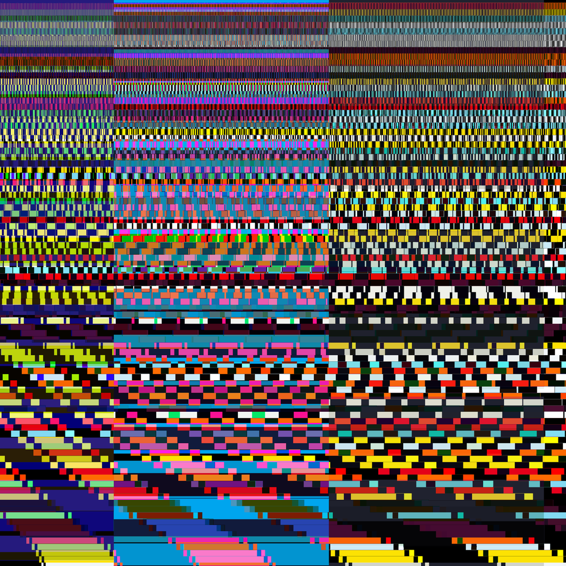 Glitchometry Stripes #71