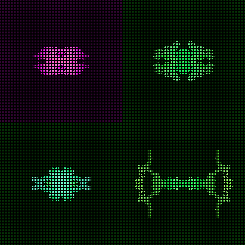 Dither Creatures 2x2 #111