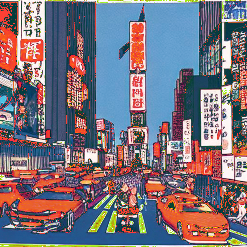 IMAGINARY NEW YORK IN UKIYO-E #89