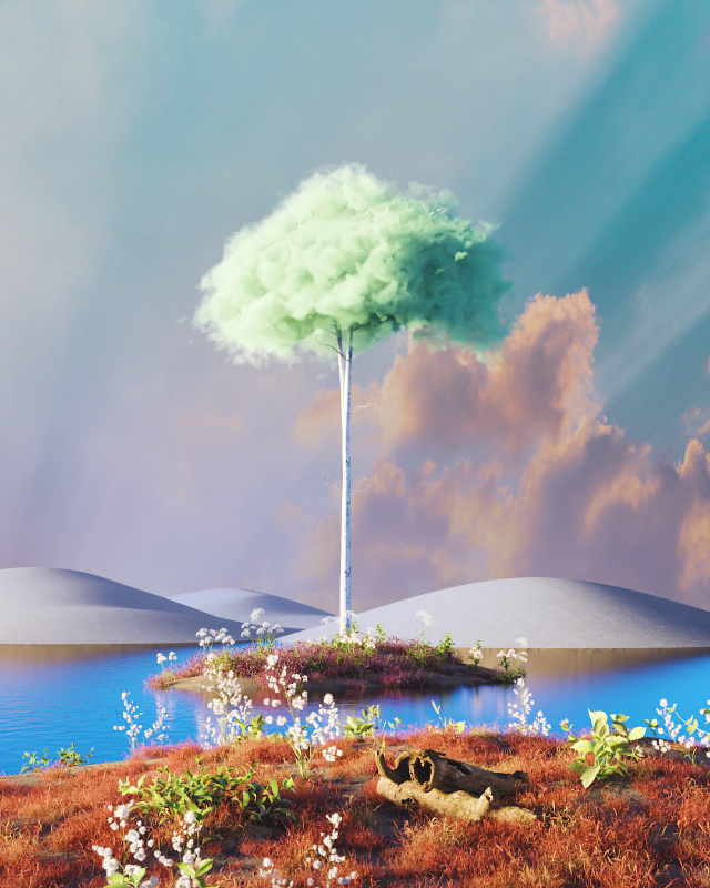 Cloudy desert #15