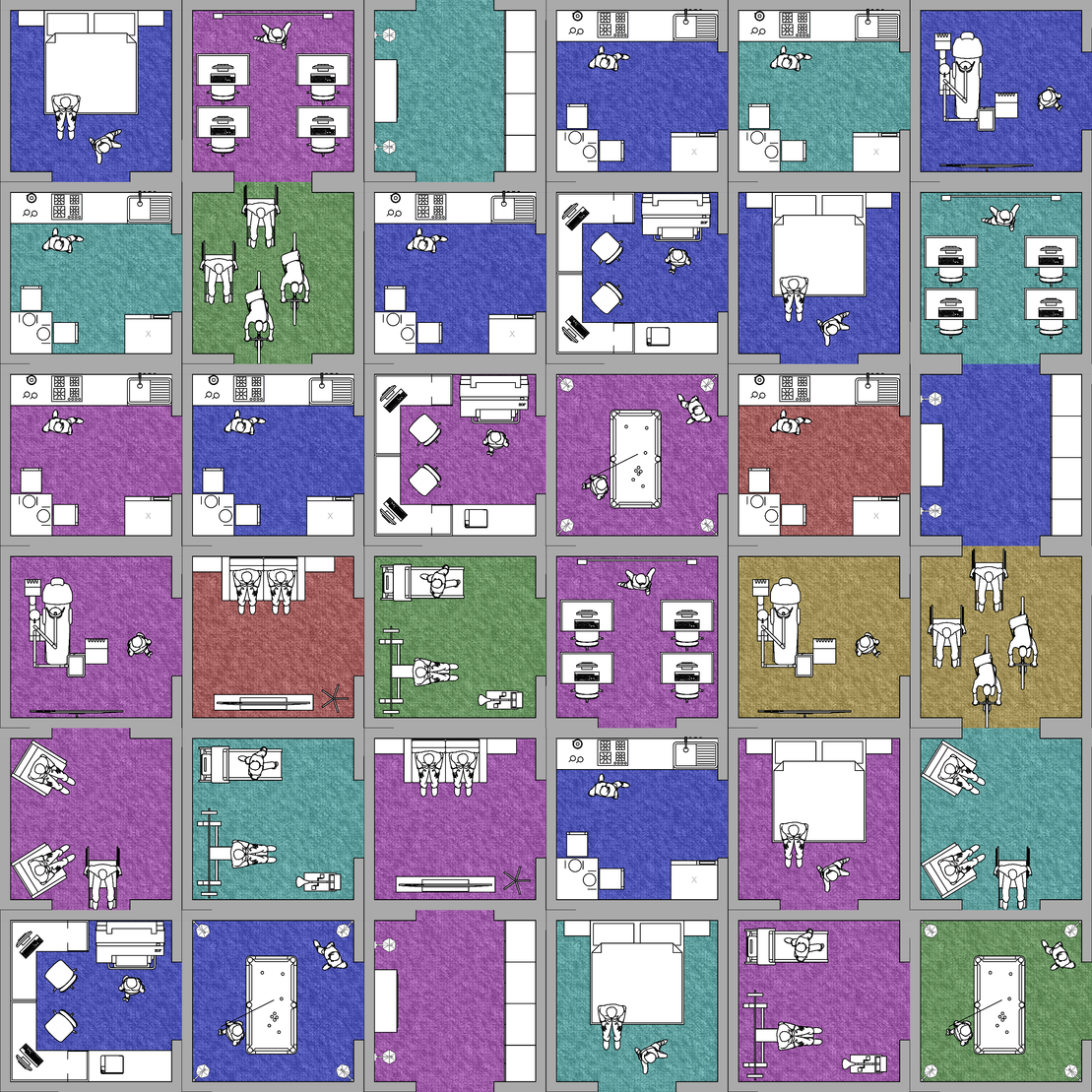 Harlequin block building #39