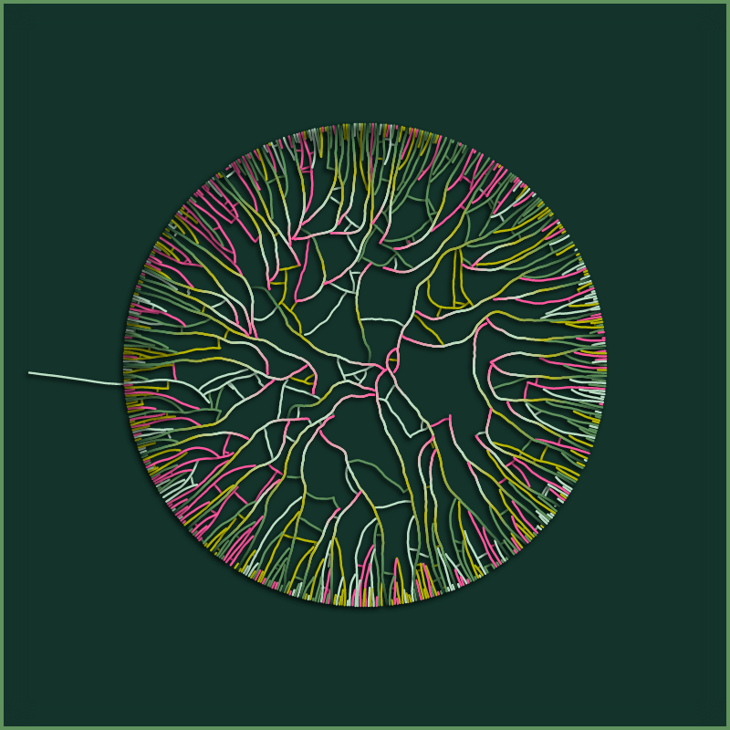 A plateful of noodles #104