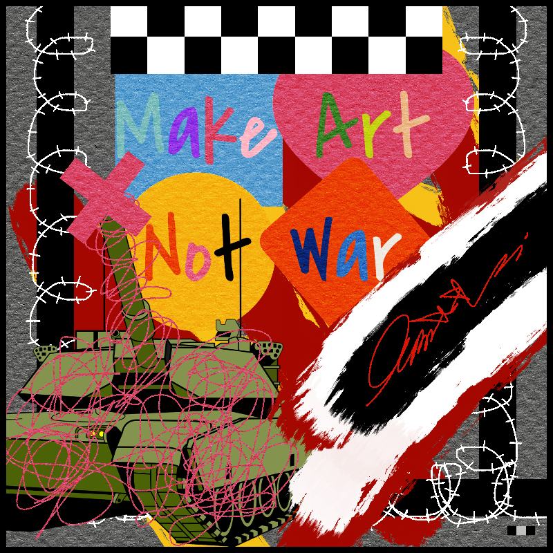 i Paper (Make Art Not War) #1