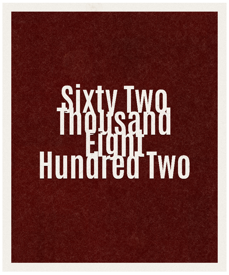 Count #62802