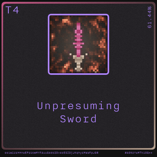 Gear for your quests - Sword #14