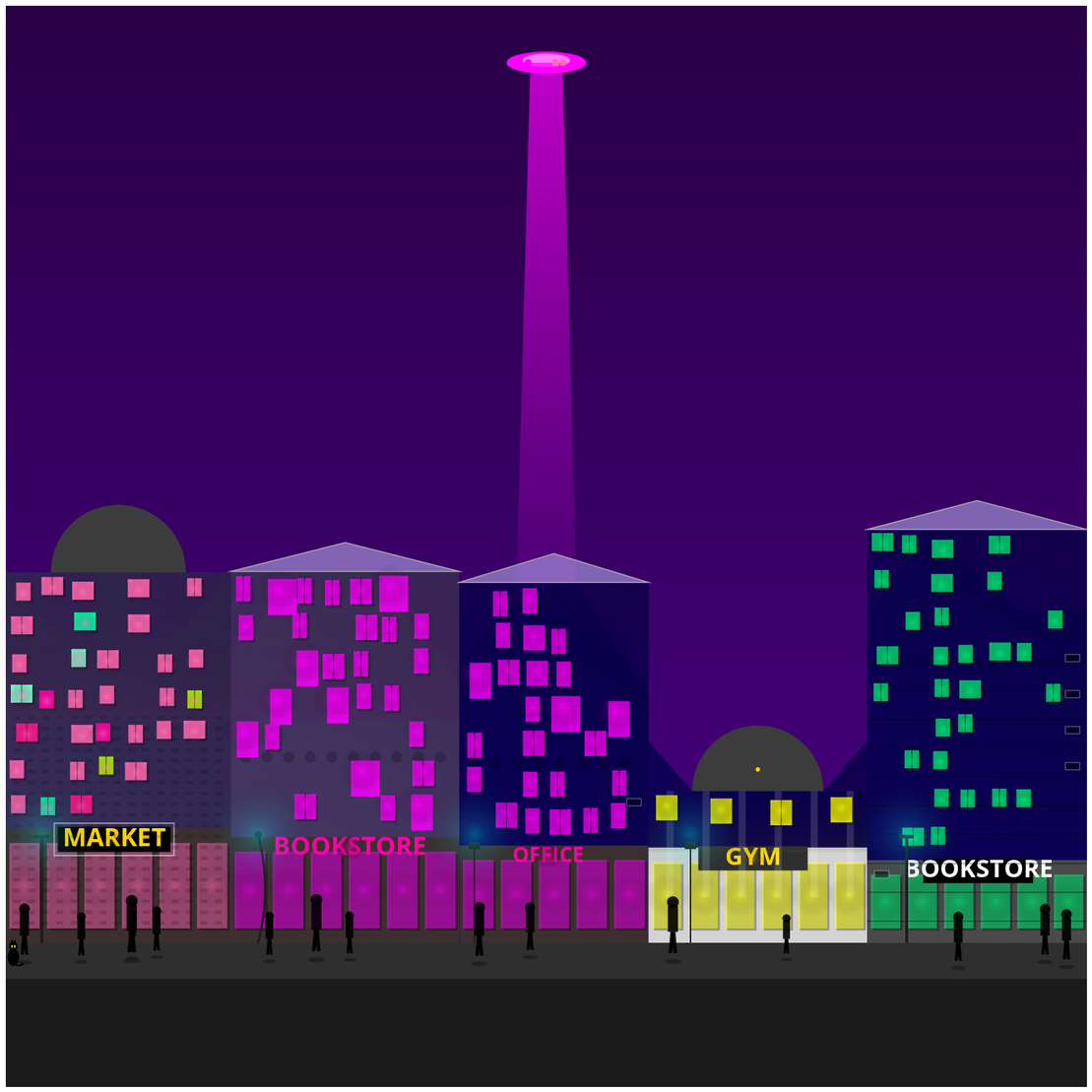 Night city life #2
