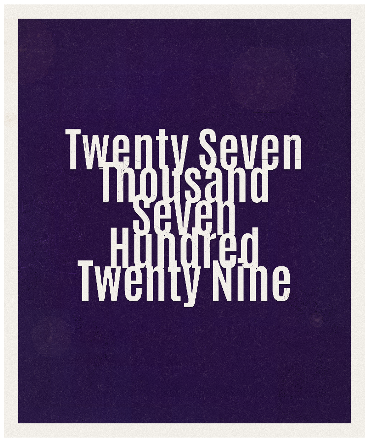 Count #27729
