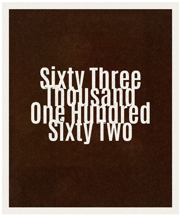 Count #63162