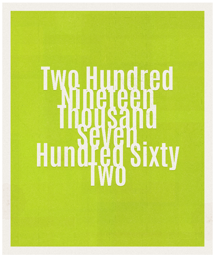 Count #219762