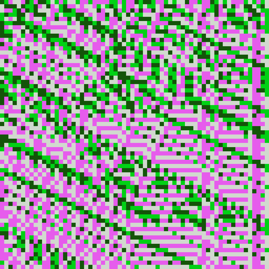 Blending Neighbors Cellular Automata #27