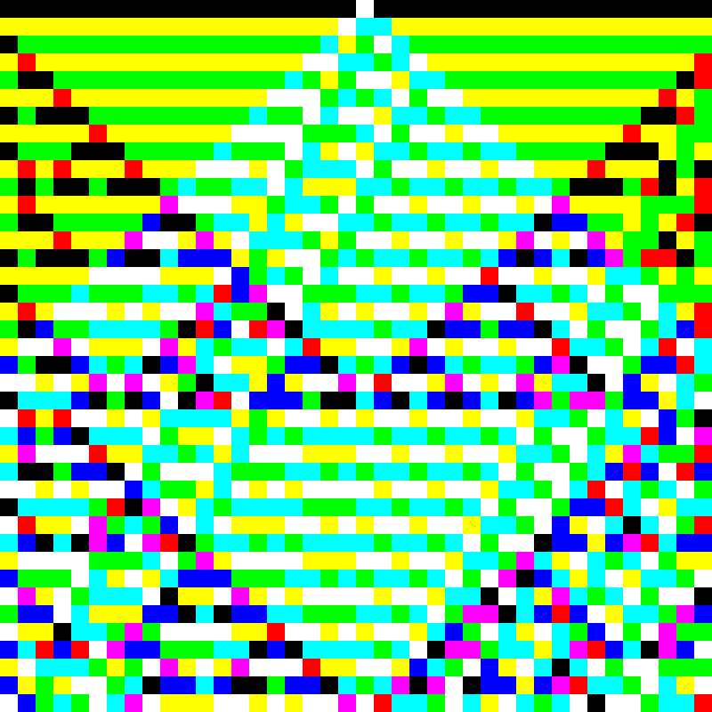 RGB Elementary Cellular Automaton #788