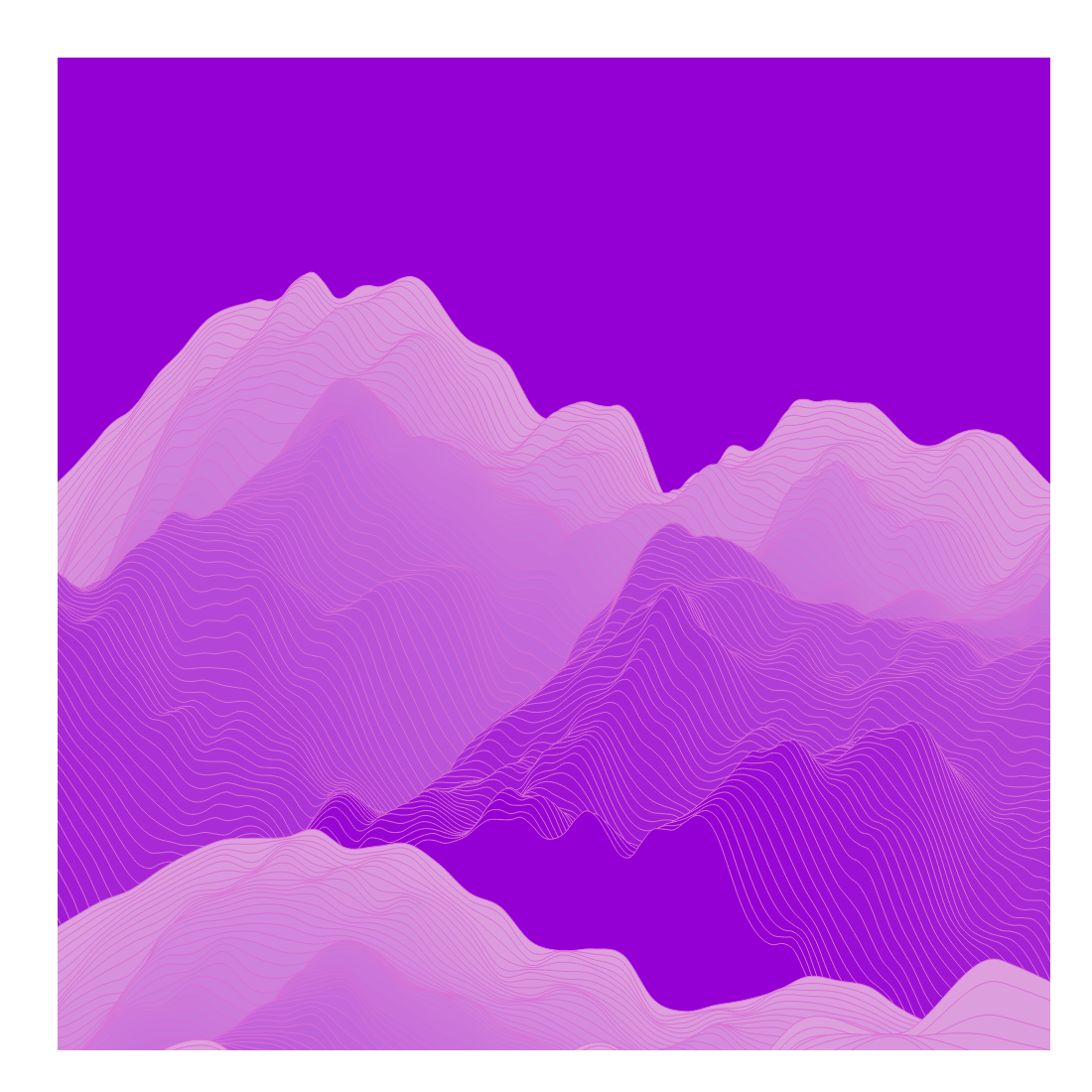 Random mountain generative 2.0 #9