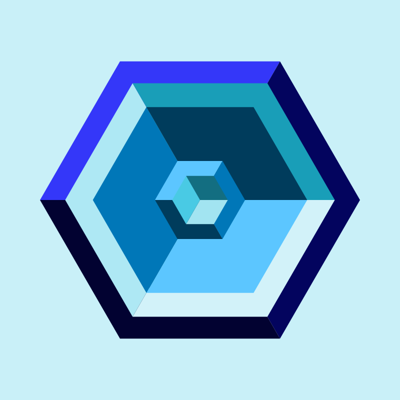 Hexagones - Art for Bots #10