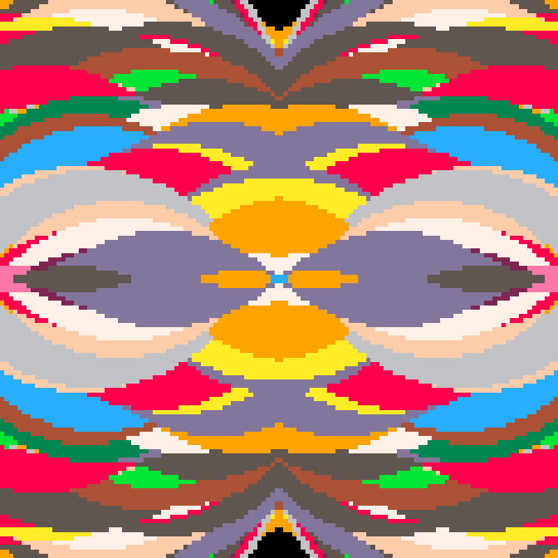 Rapid Psychedelic Inkblot Test Generator #76