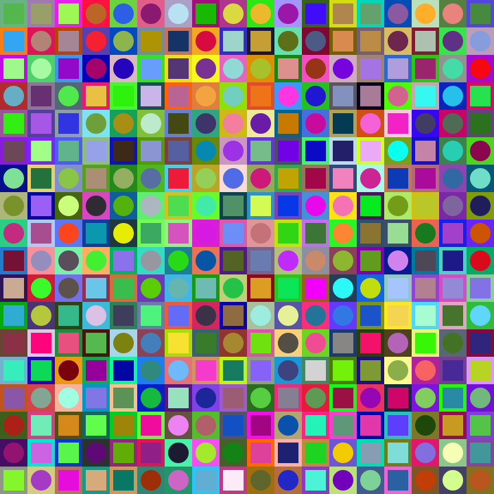 Square Dot Composition #97