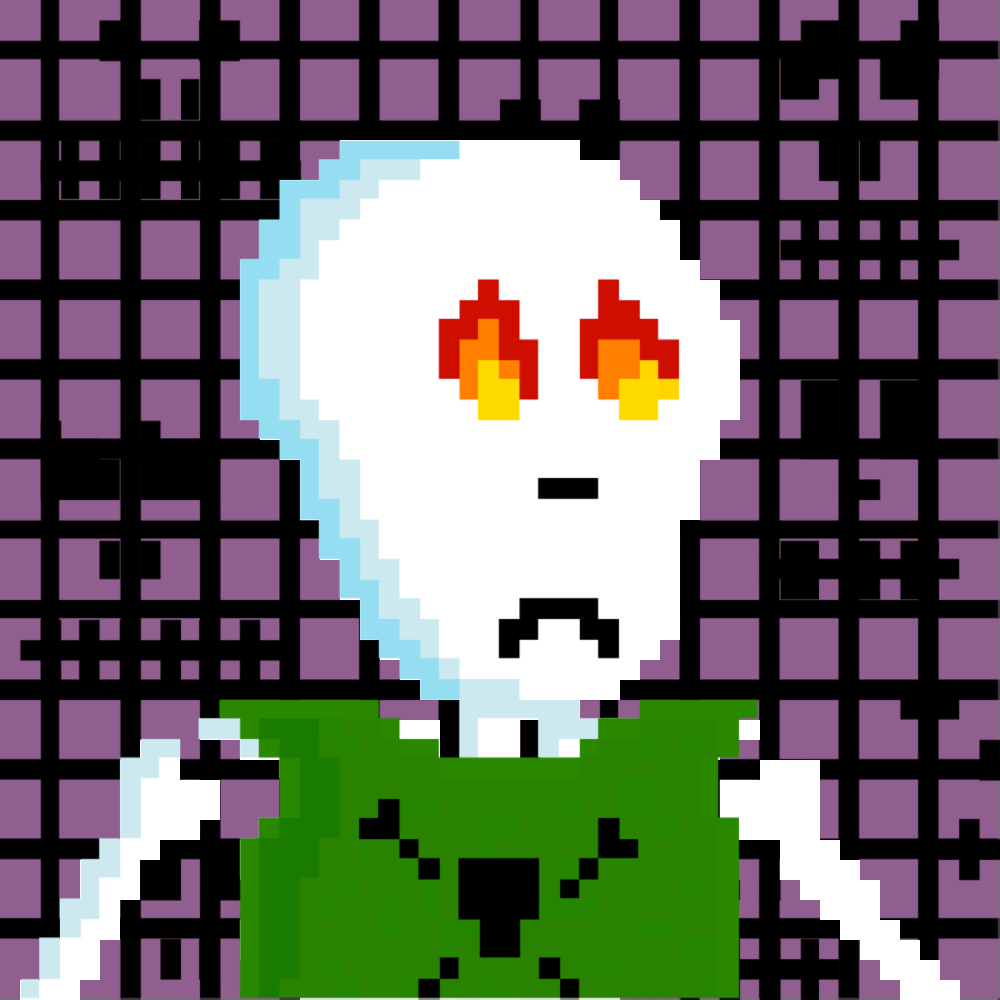 PIXEL SKULLETTI 1 #205