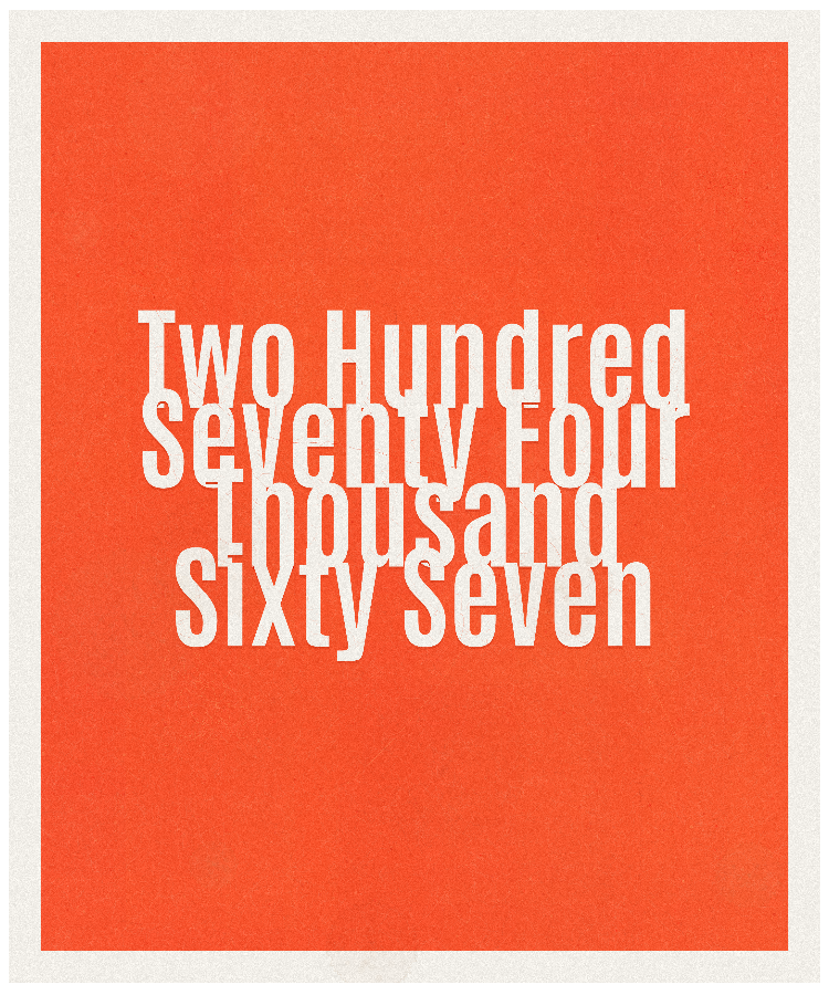 Count #274067