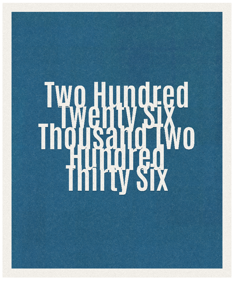 Count #226236