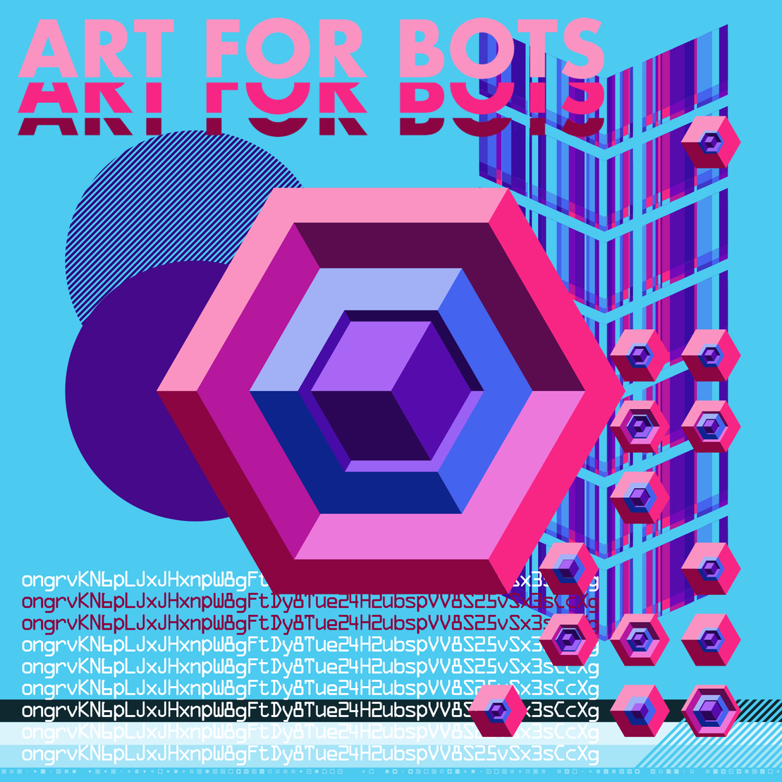 Hexagones - Art for Bots for Humans #21