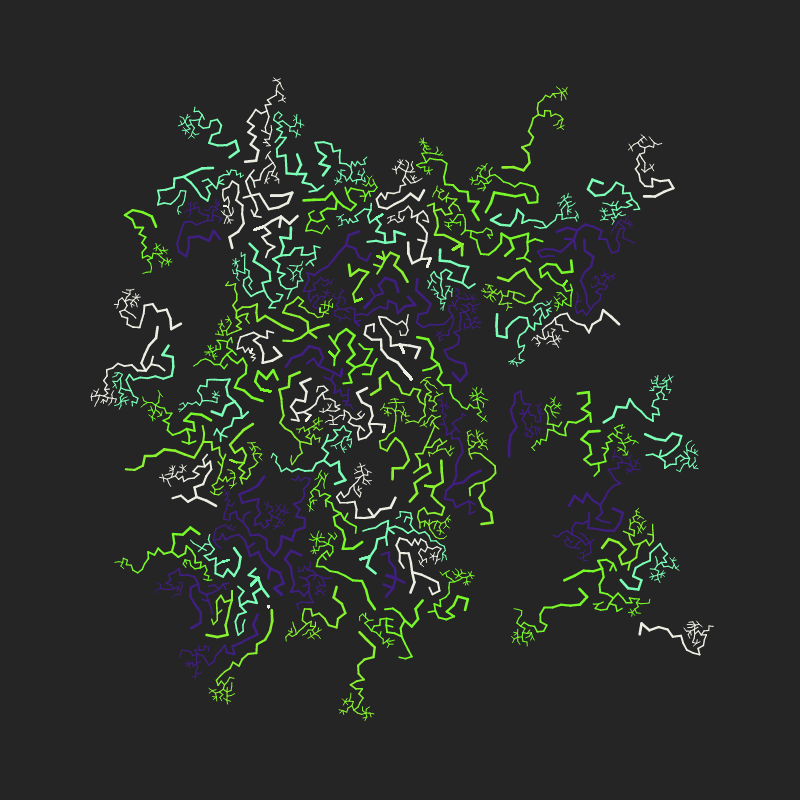 Random circle of Fractals #10