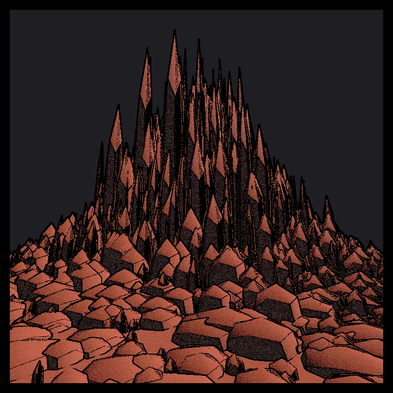 Crystal forest #6